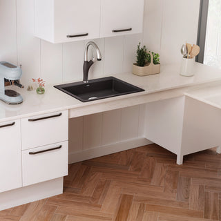 Precis SILGRANIT 25" CSA Single Bowl Drop-in Kitchen Sink