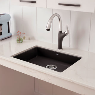 Precis SILGRANIT 25" CSA Single Bowl Drop-in Kitchen Sink