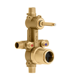 1/2" Pressure Balanced Valve with 2-Way Diverter with Test Cap (Less Cartridge)