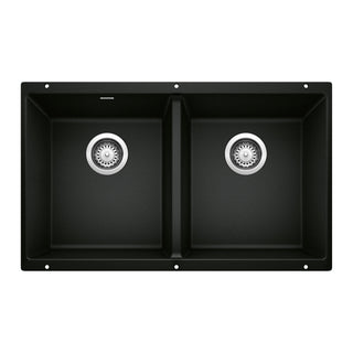 Precis SILGRANIT 29" 50/50 Double Bowl Undermount Kitchen Sink