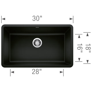 Precis SILGRANIT 30" Single Bowl Undermount Kitchen Sink