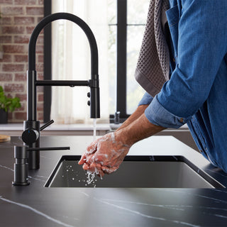 Catris Flexo Filter-Ready Semi-Pro Pulldown Dual Spray Kitchen Faucet - 1.5 GPM