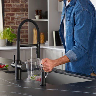 Catris Flexo Filter-Ready Semi-Pro Pulldown Dual Spray Kitchen Faucet - 1.5 GPM