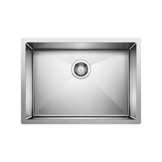 Radius R10 25" Single Bowl Undermount Stainless Steel Kitchen Sink