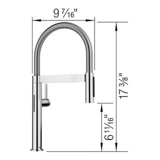 Culina II Mini Sensor Pull-down Dual Spray Kitchen Faucet - 1.5 GPM