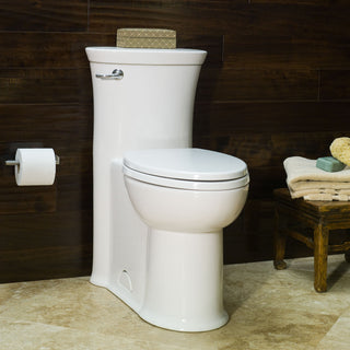 Tropic 1PC 4.8Lpf Chair Height Elongated Toilet with Seat