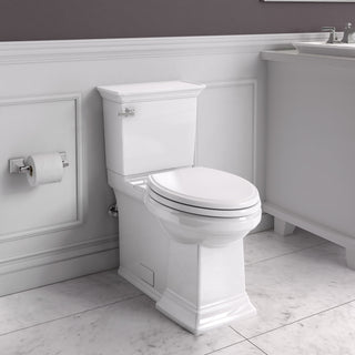 Town Square S Skirted 2PC Chair Height Elongated Toilet with Seat