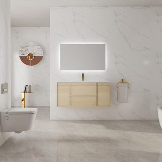 Boston 48" x 18" Wall-Hung Vanity with Top and Integrated Bowl