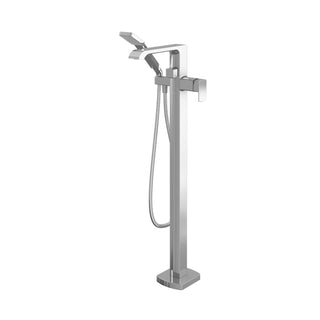 Sobrio Floormount Tub Filler with Handshower (Valve Not Included) - 7.5 GPM