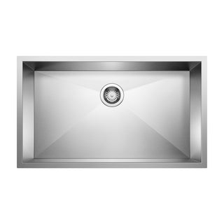 Blanco Precision R0 32" Super Single Bowl Undermount Stainless Steel Kitchen Sink