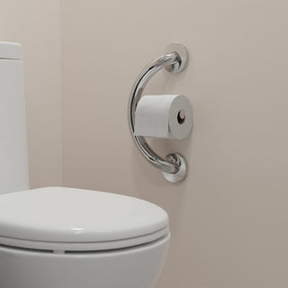PLUS Toilet Paper Holder + Grab Bar