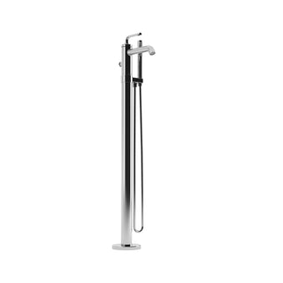 Cite Floormount Tub Filler with Hand Shower - 7.6GPM