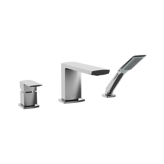 Grafik 3-Piece Deckmount Tub Filler with Handshower (Rough-in Included) - 7.5GPM
