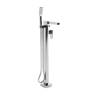 Grafik Floormount Tub Filler with Handshower - 8.5 GPM