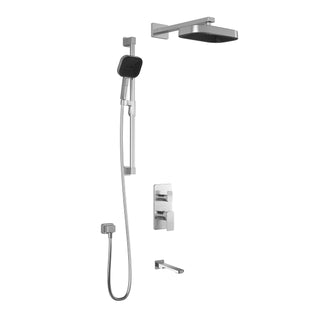 Kareo TD3 Thermostatic Shower System (Valve Included) - Premia - 2.0GPM