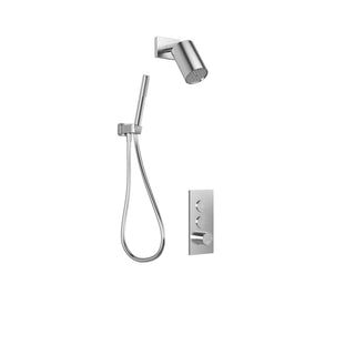 Folo TB4 Thermostatic Push-Button Shower Kit (Valve Included) - 2.0GPM