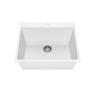 Bacia Granistone 25" Single Bowl Drop-in Kitchen Sink