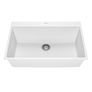 Bacia Granistone 33" Single Bowl Drop-In Kitchen Sink