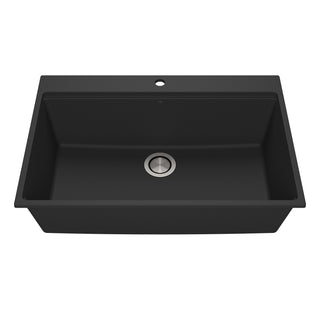Bacia Granistone 33" Single Bowl Drop-In Kitchen Sink