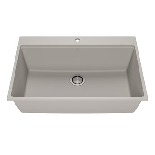 Bacia Granistone 33" Single Bowl Drop-In Kitchen Sink
