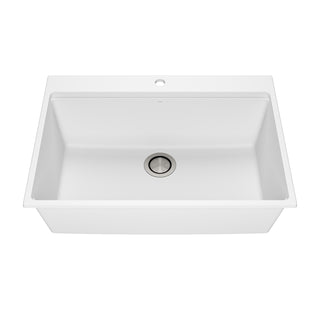 Bacia Granistone 31" Single Bowl Drop-in Kitchen Sink