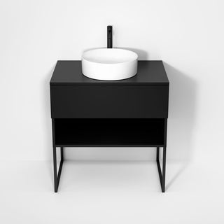 Haus 31-1/2" x 20-3/8" Wall-Mounted Vanity with Top & Legs