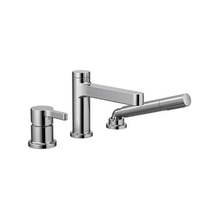 Vichy One-Handle Low Arc Roman Tub Faucet with Handshower (Valve Not Included)