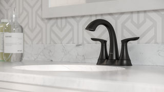 Weller 2-Handle 4" Centerset Lav Faucet with Drain - 1.2 GPM