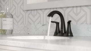 Weller 2-Handle 4" Centerset Lav Faucet with Drain - 1.2 GPM