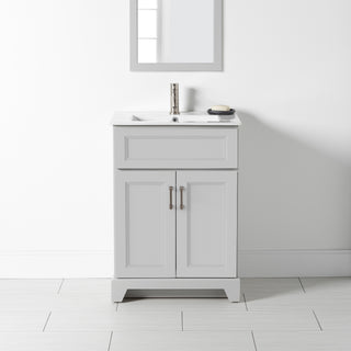 24" x 18" Vanity - Five Shades of Grey Premium