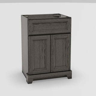 24" x 18" Vanity - Wire Brushed Oak