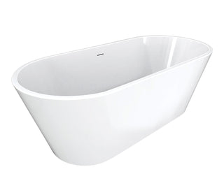 Chorale 67" x 31" Acrylic Freestanding Bathtub with Center Drain