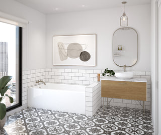 Rubix 6032 Acrylic Alcove Bathtub