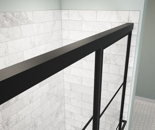 Incognito 57 Shaker 56" to 59" x 56-3/4" Bypass Tub Door with 8mm Shaker Glass