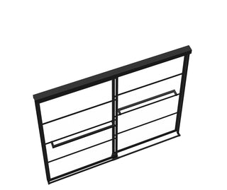 Incognito 57 Shaker 56" to 59" x 56-3/4" Bypass Tub Door with 8mm Shaker Glass