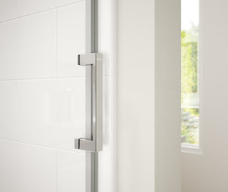 Revelation Square 56" to 59 x 56-3/4" to 59-1/4" Bypass Tub Door - 6mm Clear Glass