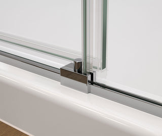 Nebula 56-1/2" to 58-1/2" x 78-3/4" Sliding Shower Door - 8mm