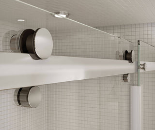 Halo 56-1/2" to 59" x 59" Sliding Tub Door - 8mm Clear Glass