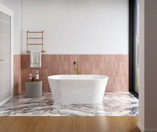 Chorale 60" x 30" Acrylic Freestanding Bathtub with Center Drain