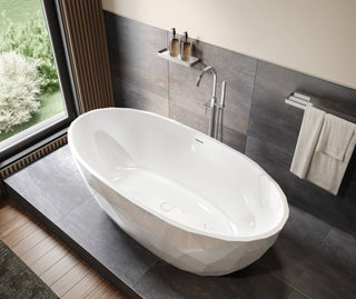 Fura 6732 Acrylic Freestanding Bathtub - Center Drain