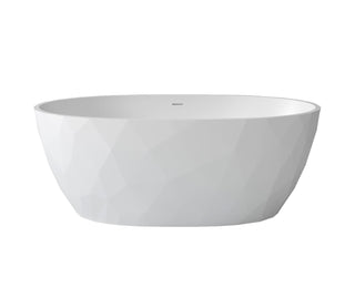 Fura Matte 6732 Acrylic Freestanding Bathtub - Center Drain