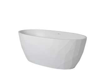 Fura Matte 6732 Acrylic Freestanding Bathtub - Center Drain