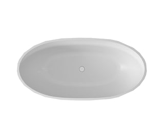 Fura Matte 6732 Acrylic Freestanding Bathtub - Center Drain