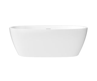 Hatto 67" x 32" Freestanding Bathtub - Center Drain