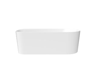 Kuja 67" x 32" Acrylic Freestanding Bathtub - End Drain