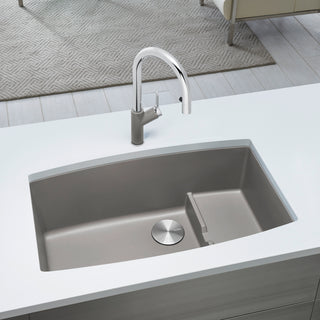 Performa Cascade SILGRANIT 32" Single Bowl Undermount Kitchen Sink with Colander