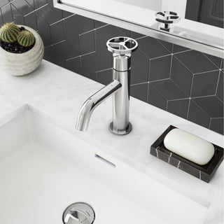 ALT 18470 Single Hole Bathroom Faucet with Drain - 1.2GPM