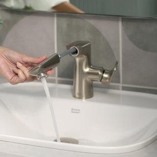 Aspirations Single Handle Pullout Bathroom Faucet with Drain - 1.2gpm
