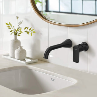 Aspirations Single Handle Wall-Mount Bathroom Faucet with Drain - 1.2gpm