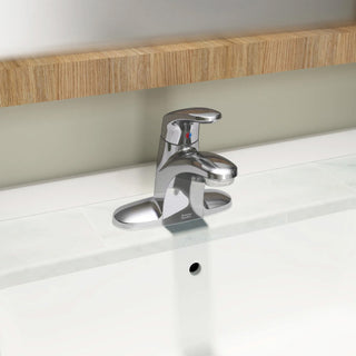 American Standard 7075000 Colony PRO Single Handle Centreset Bathroom Faucet with Drain - 1.2GPM
